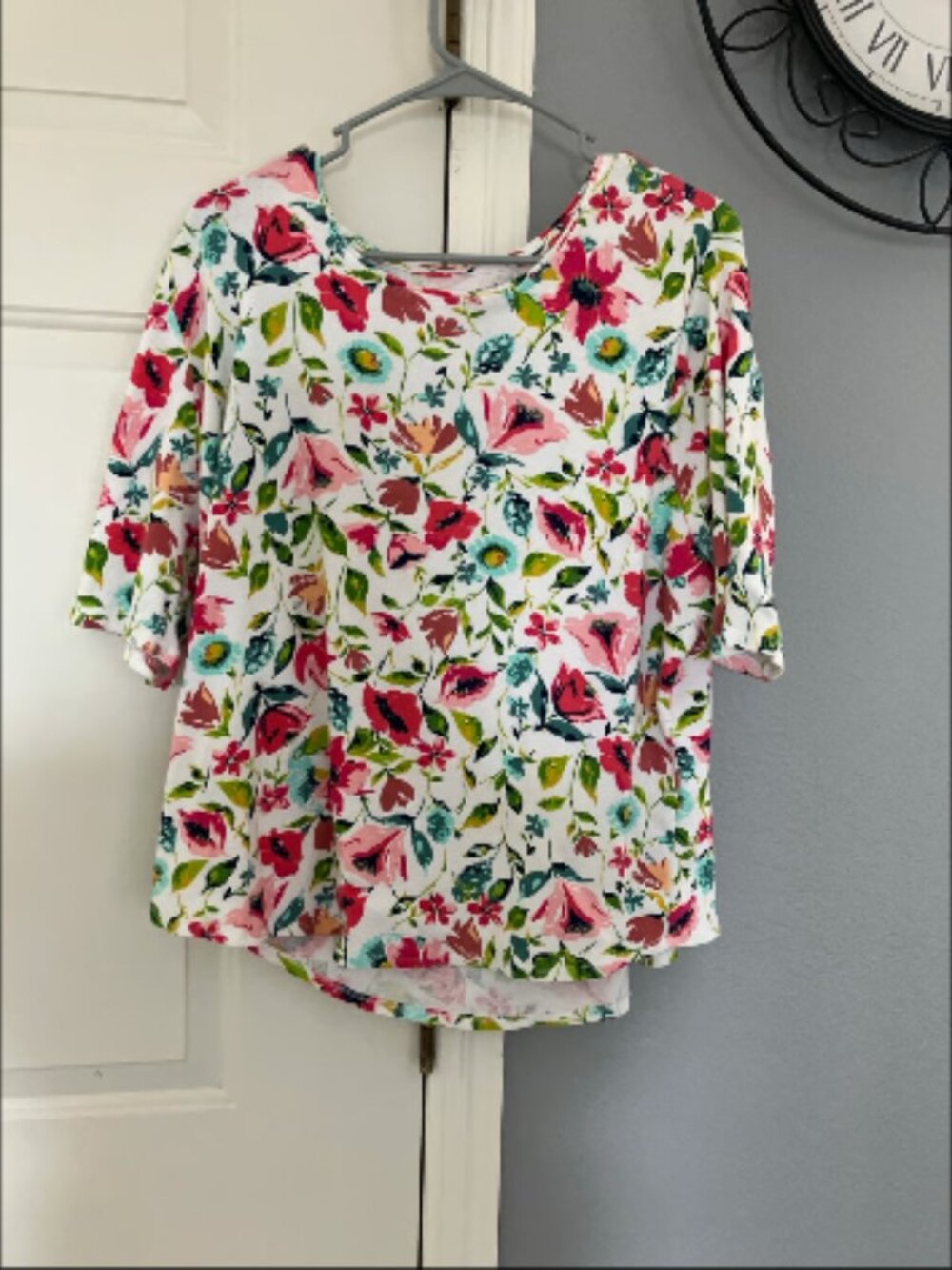 Time And Tru brand size XXXL Floral Pattern Top